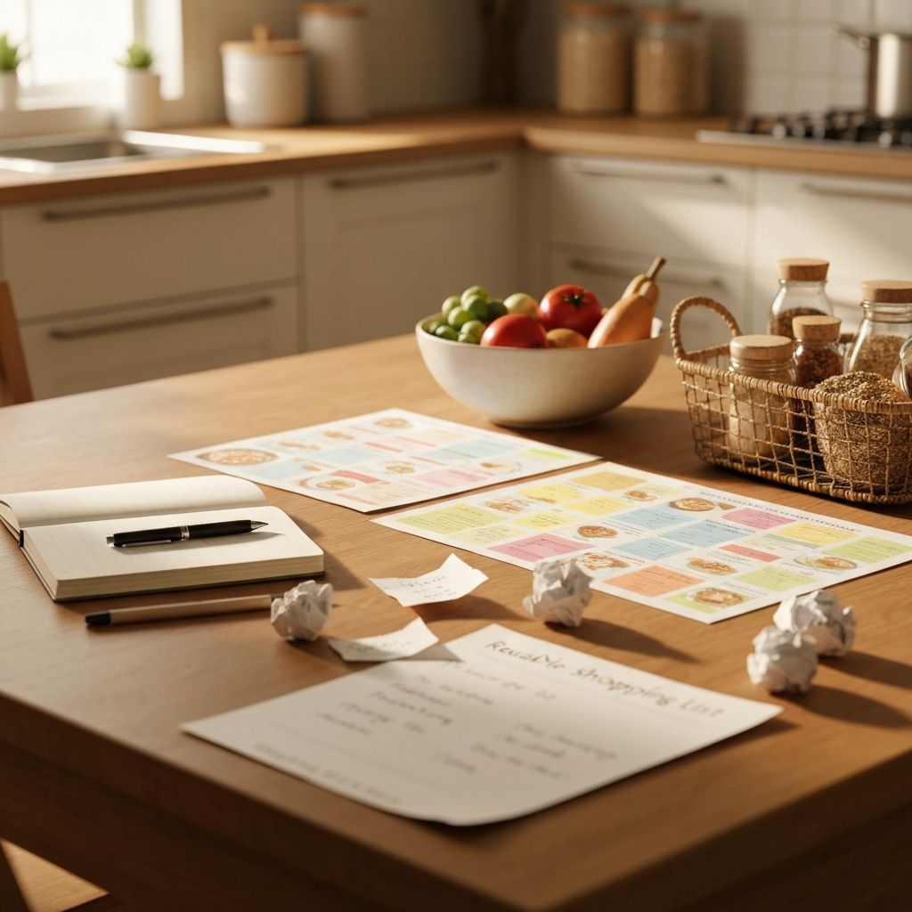 Organização semanal de refeições